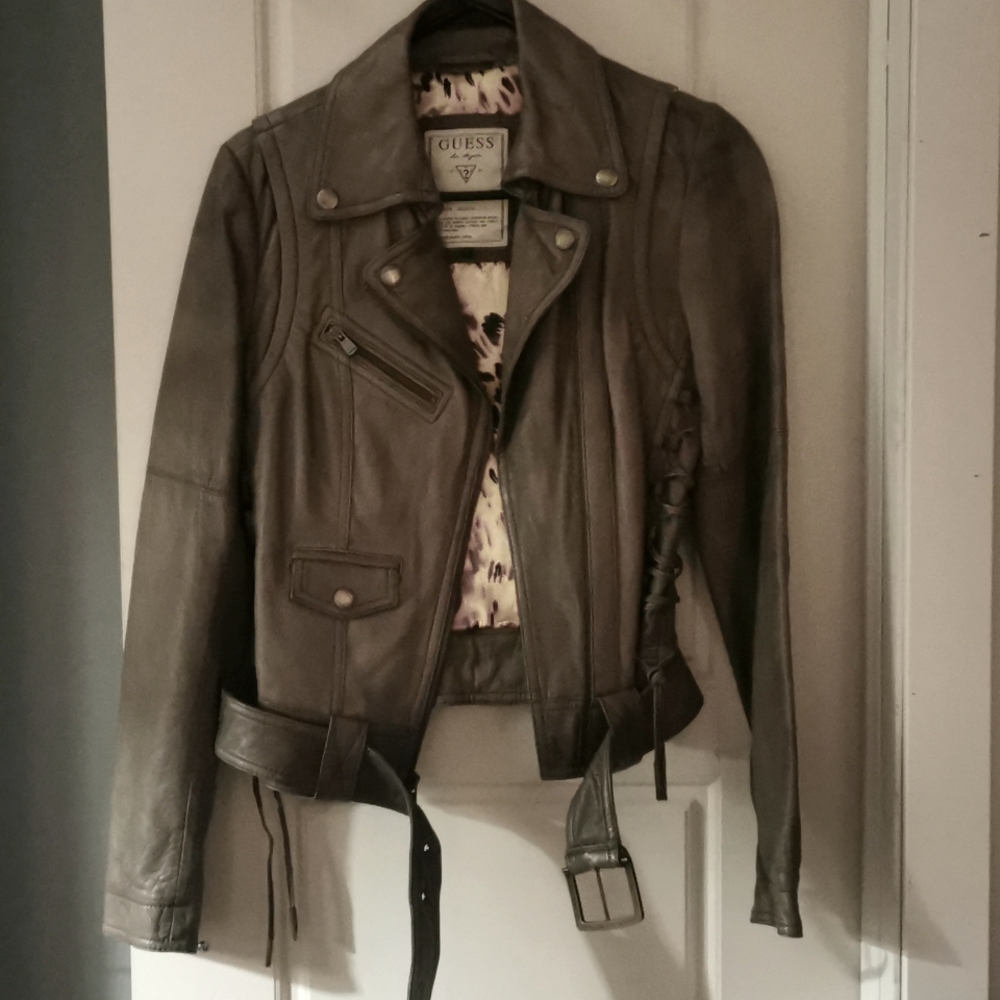 Guess leather jacket